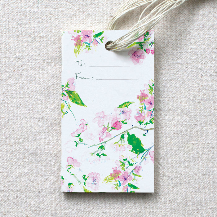 Cherry Blossom Gift Tags, Set of 10