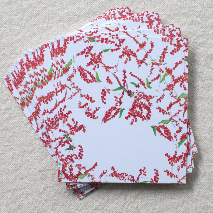 Winterberry Place Cards, Set of 24