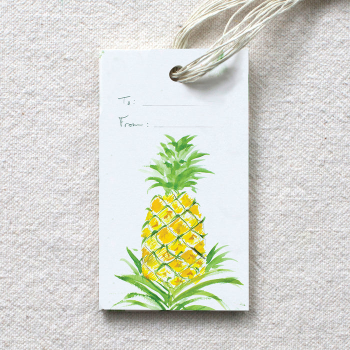 Pineapple Gift Tags, Set of 10