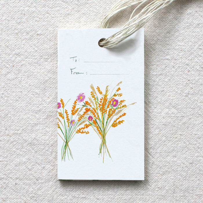 Harvest Bouquet Gift Tags, Set of 10